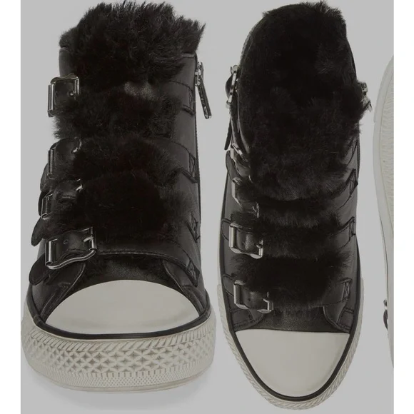 🔥🔥ASH – Valko High Top Sneaker - BLACK/BLACK / 38 - Picture 3 of 16